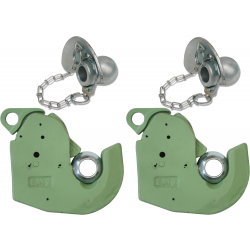 2x HAK DO WSPAWANIA KAT.2W Z KULAMI Z KOŁNIERZEM TUZ PODNOŚNIKÓW DOLNE